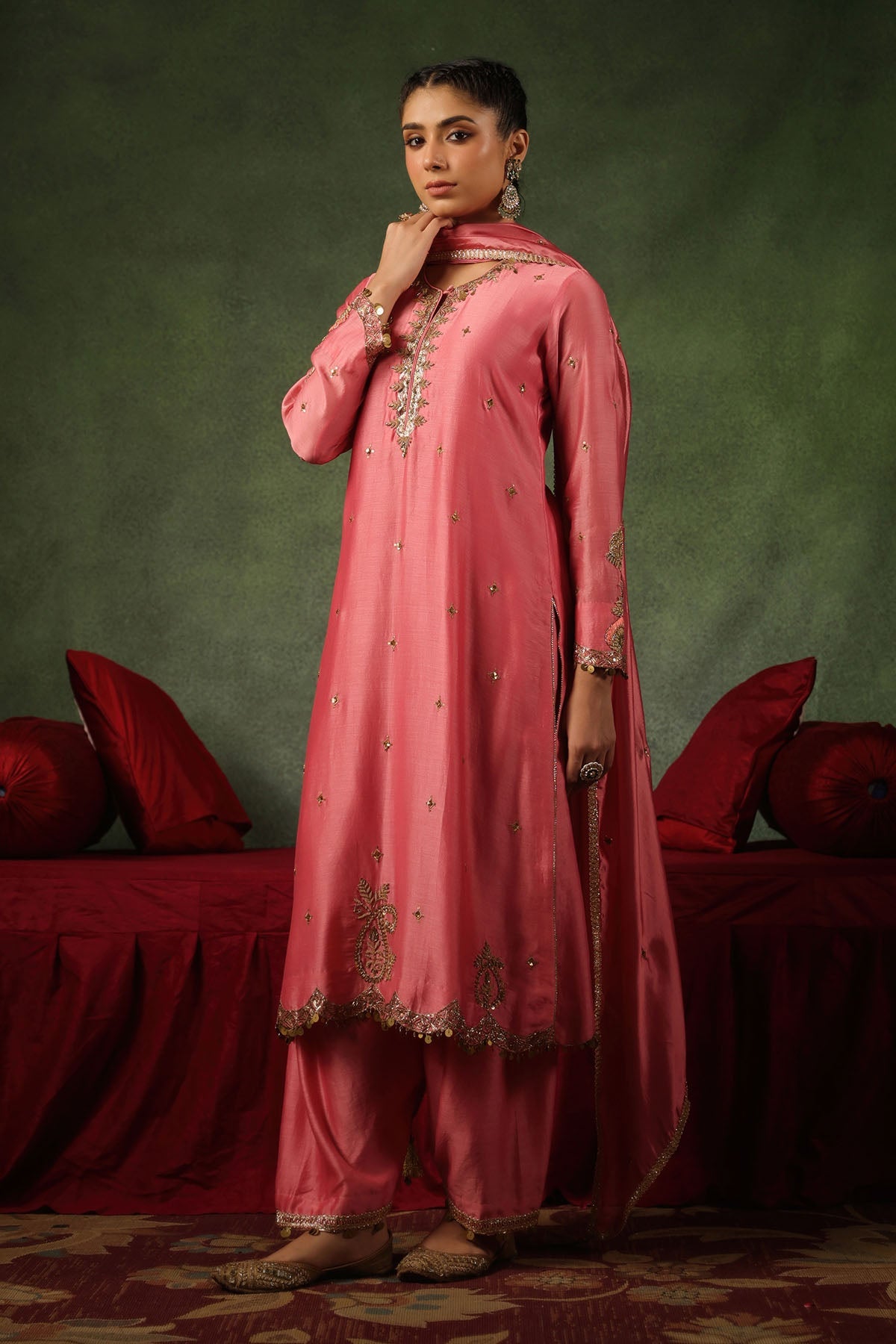 PAKEEZAH AMBI BUTA JODA GULABI