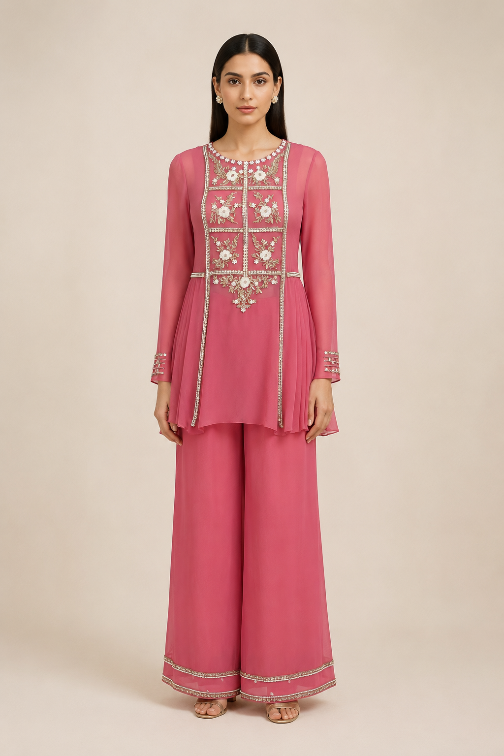 Pink Kurta Set