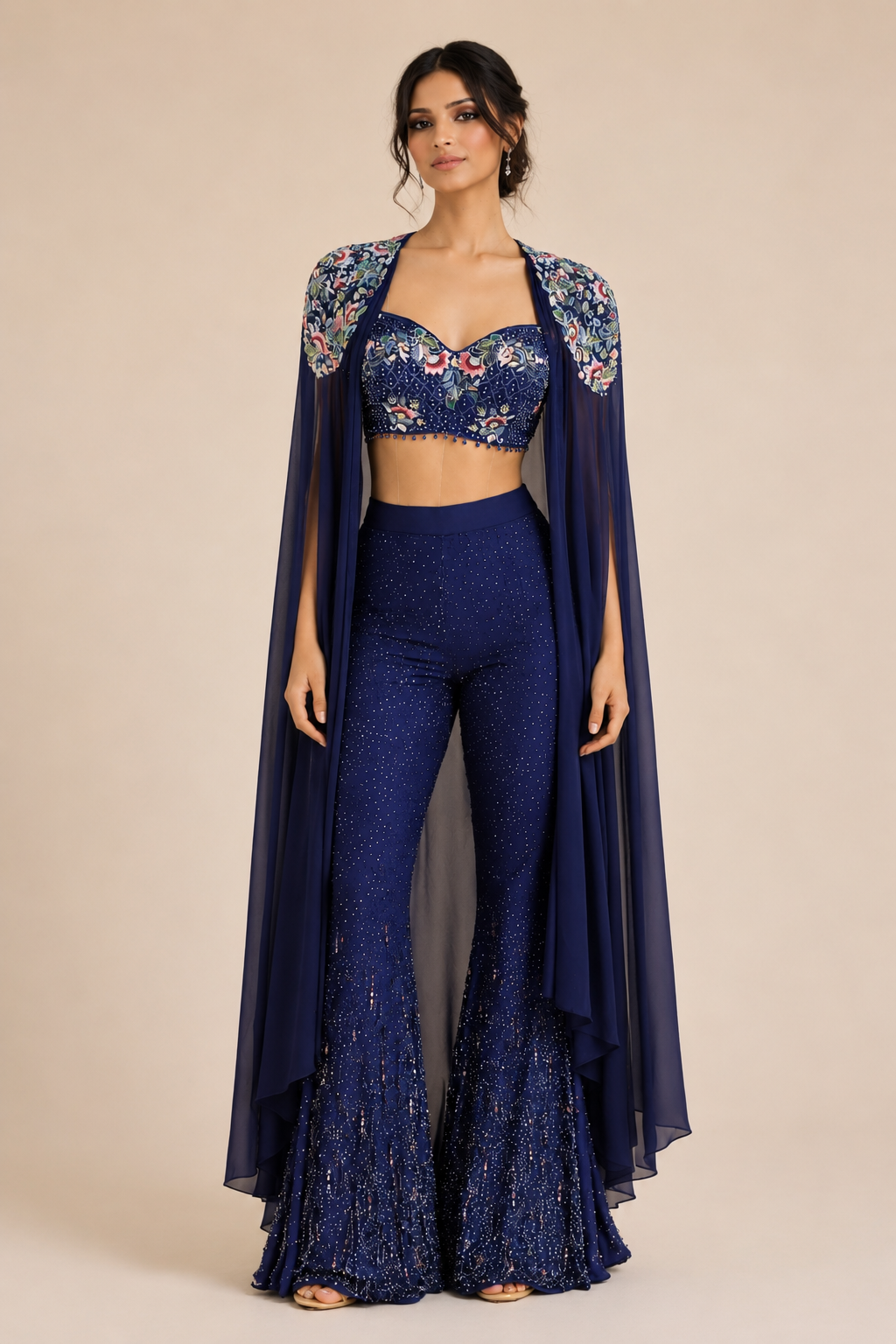 Blue Cape Set