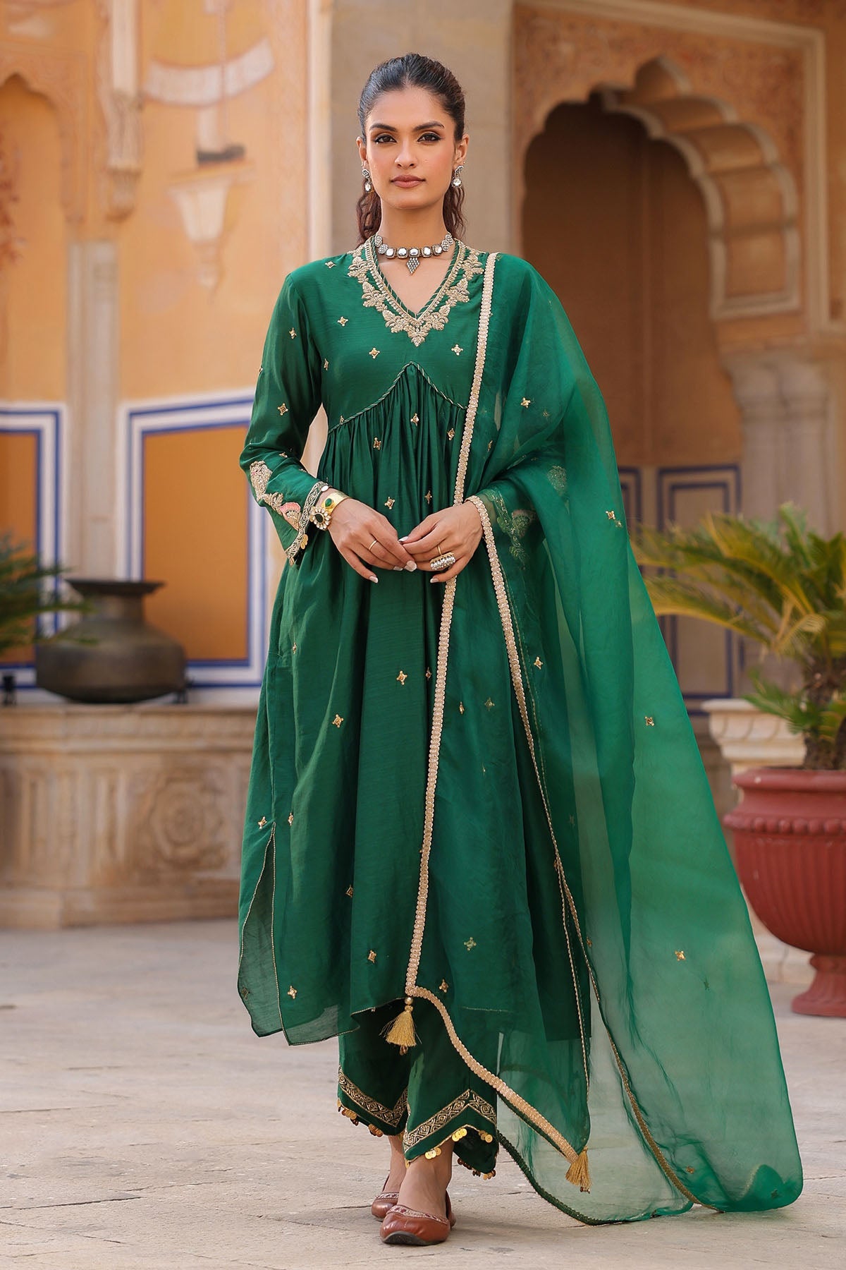 PAKEEZAH CHUNNAT JODA DARK GREEN