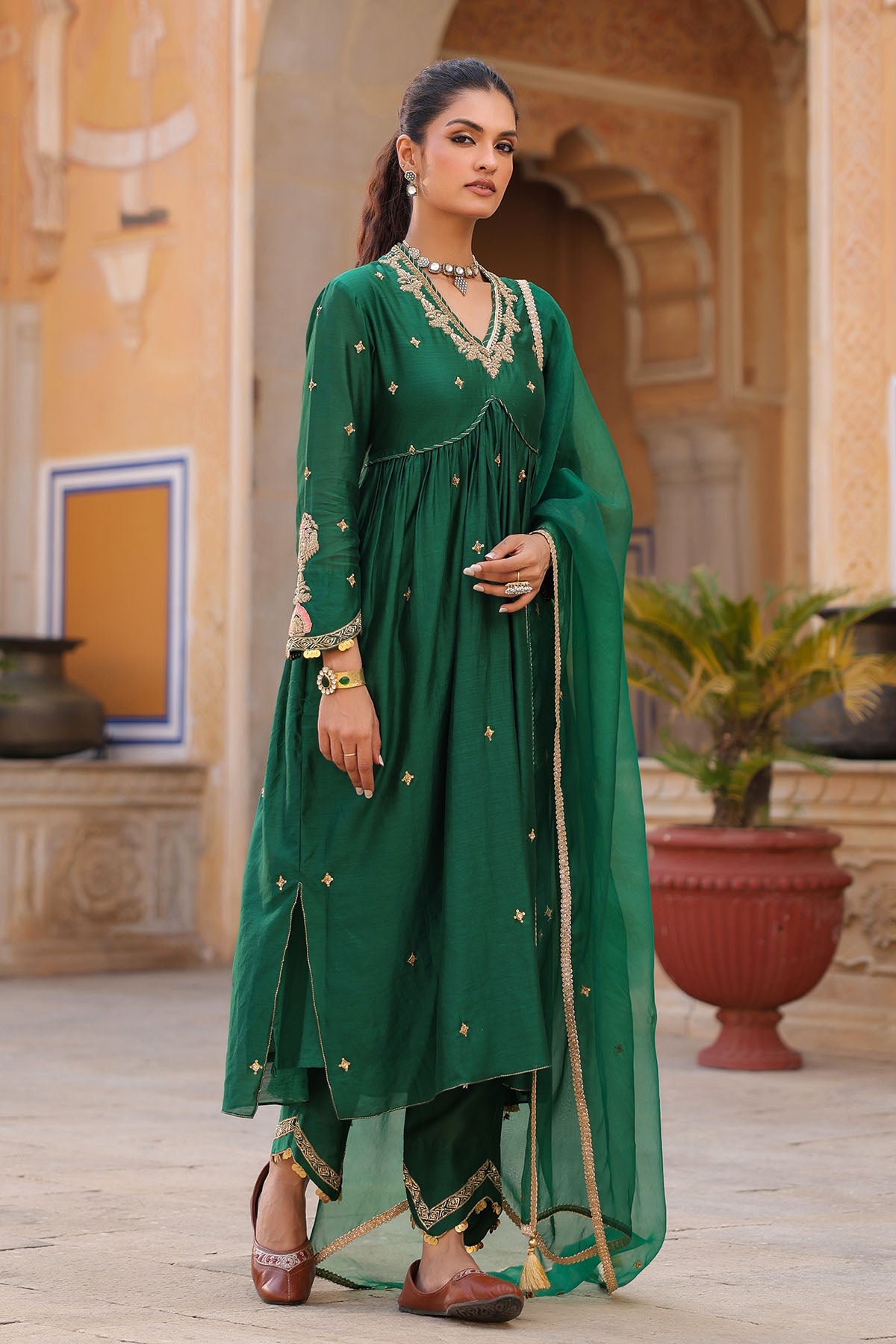 PAKEEZAH CHUNNAT JODA DARK GREEN