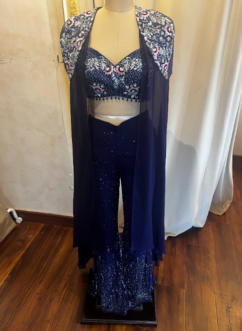 Blue Cape Set